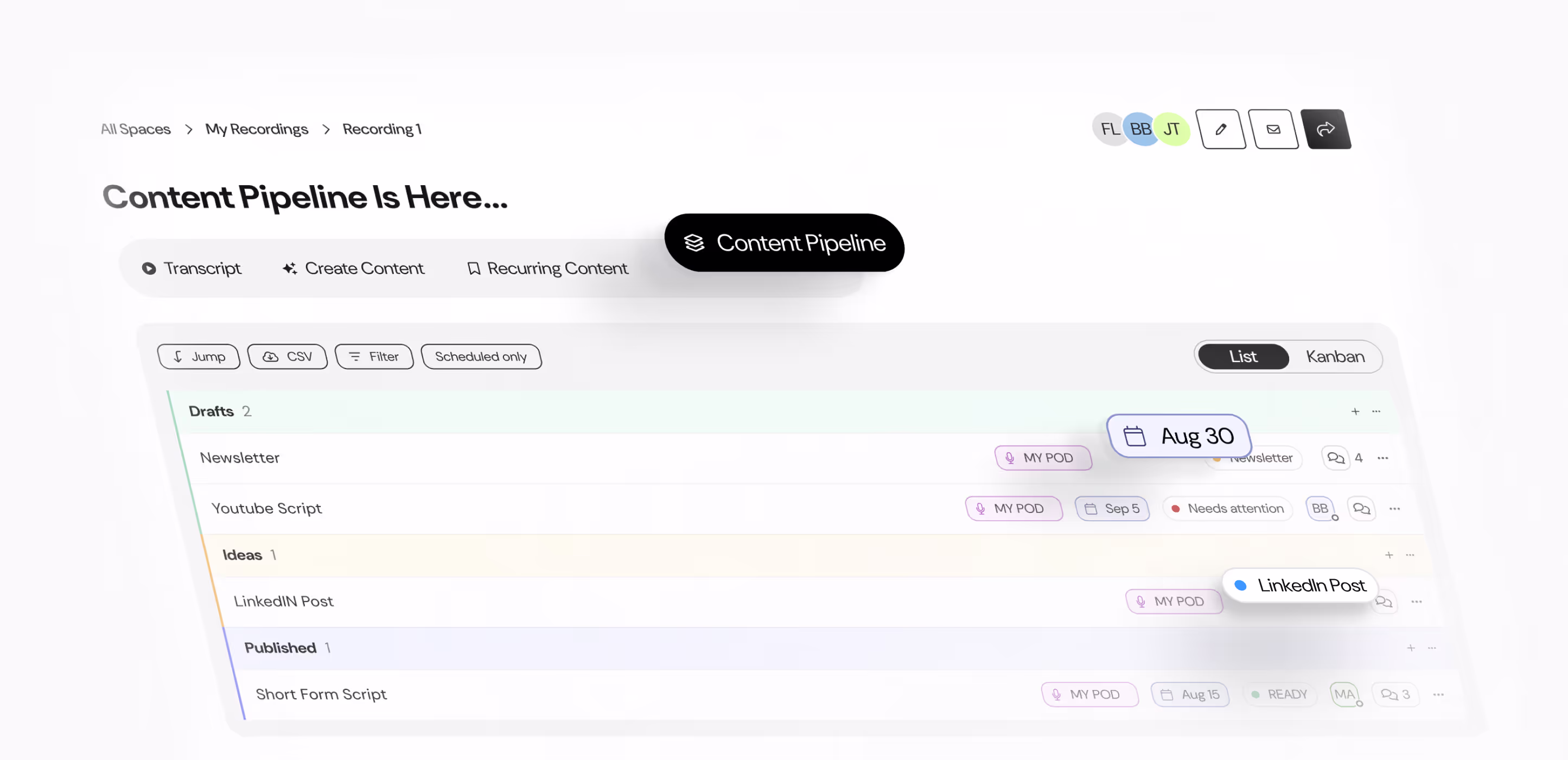 Content Pipeline preview