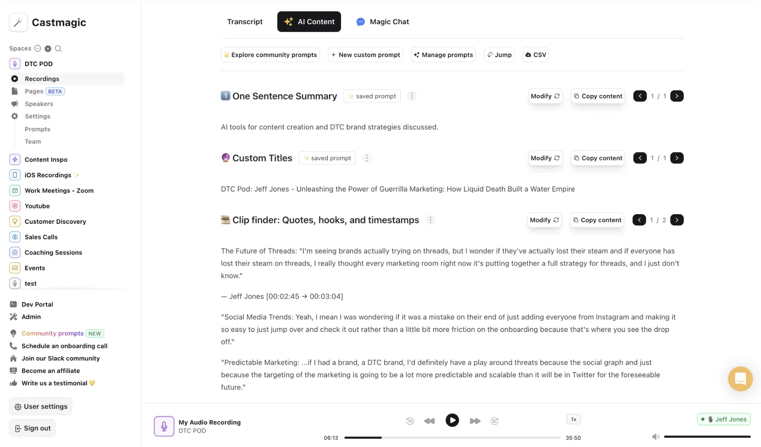 Highest quality AI chat preview